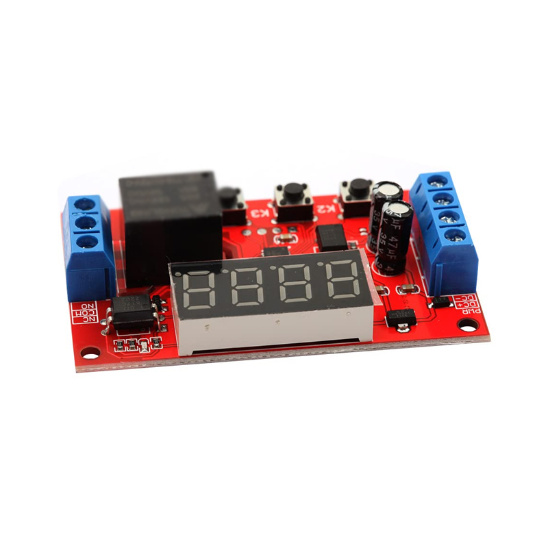 1 Channel 12V Adjustable Time Delay Relay Module 32 Modes LED Digital Timming Trigger Timer Control Switch