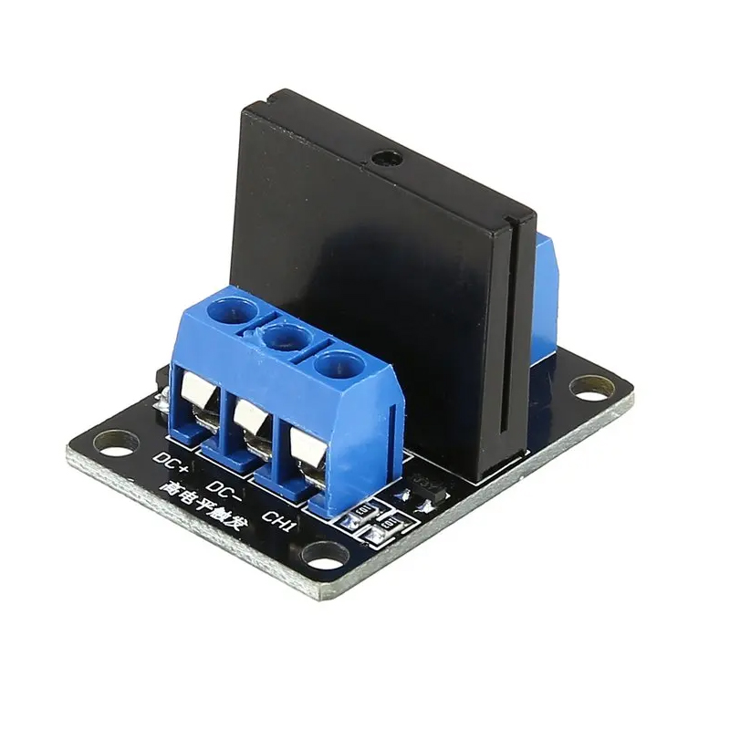 1 Channel 5V Relay Module Solid State High Level SSR DC Control 250V 2A with Resistive Fuse