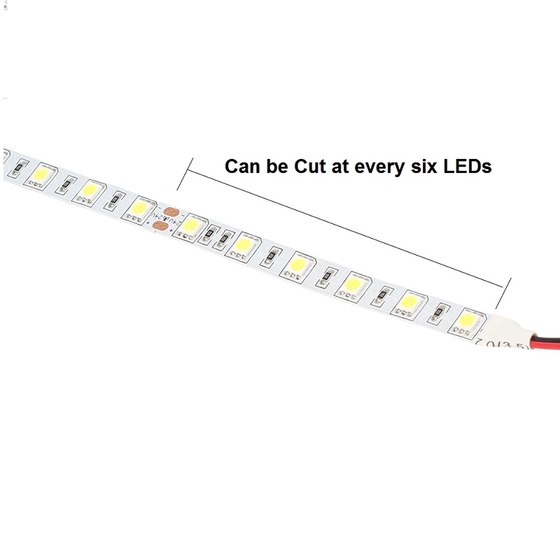 12V Cold White 5050 SMD LED Strip- 5Meter