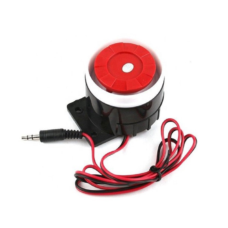 DC 12V Wired Mini Horn Siren Home Security Sound Alarm System120DB Anti-theft Speaker Buzzer without connector