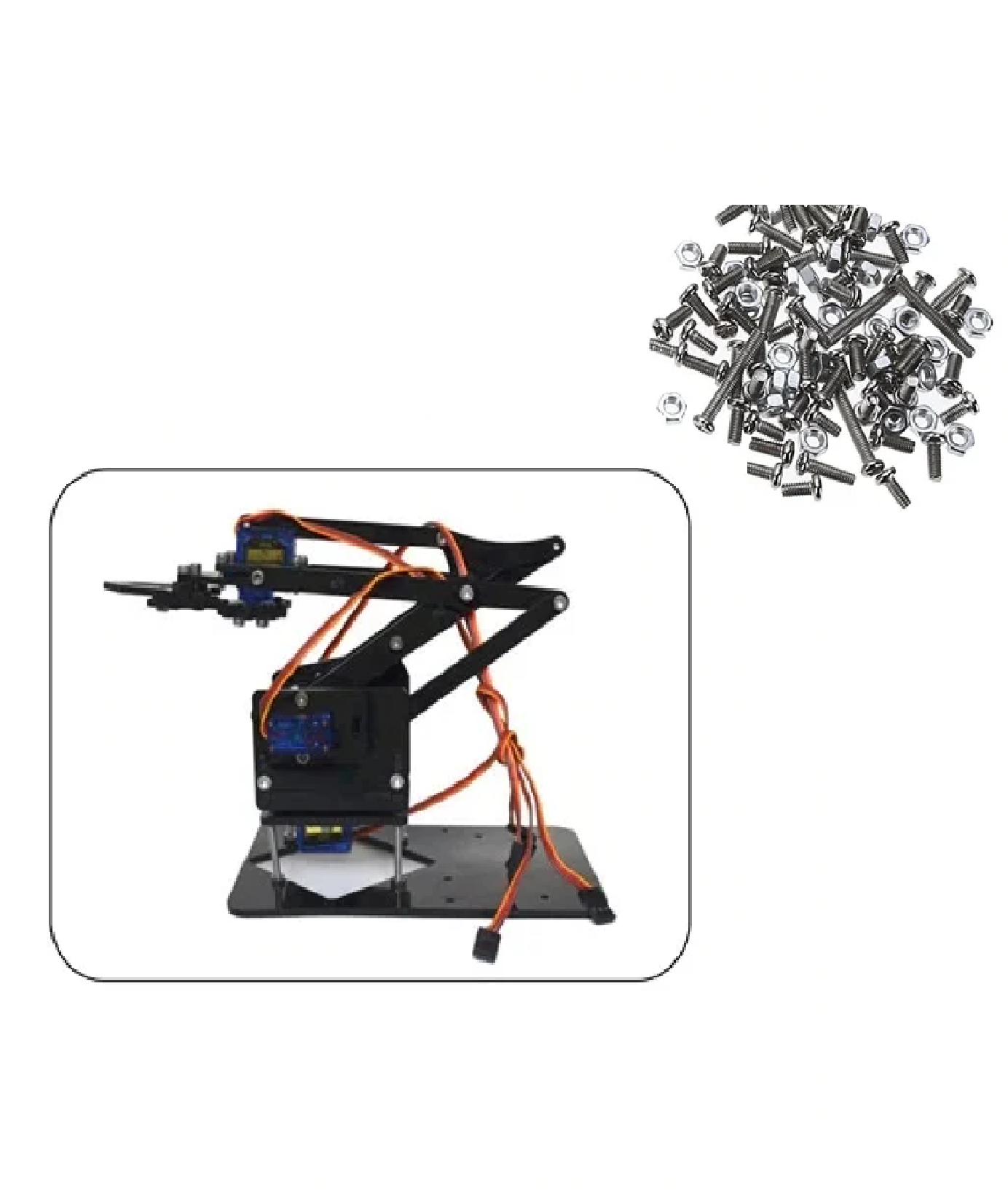 DIY Acrylic Robot Manipulator Mechanical Arm Kit (not-including Servo and Board)