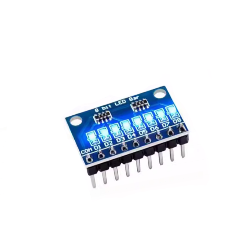 DM41A08 3.3V 5V 8 Bit Blue Common Anode LED Indicator Module