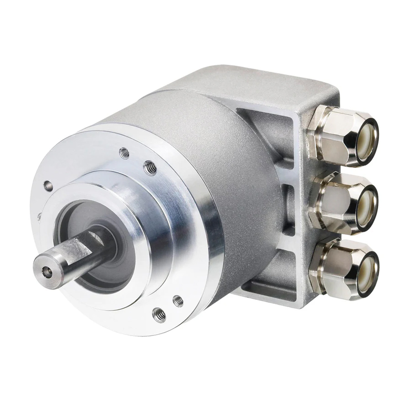 HENGSTLER 0566003 Rotary Encoder, Optical, Absolute, 0 Detents, Horizontal, Without Push Switch, AC58 Series