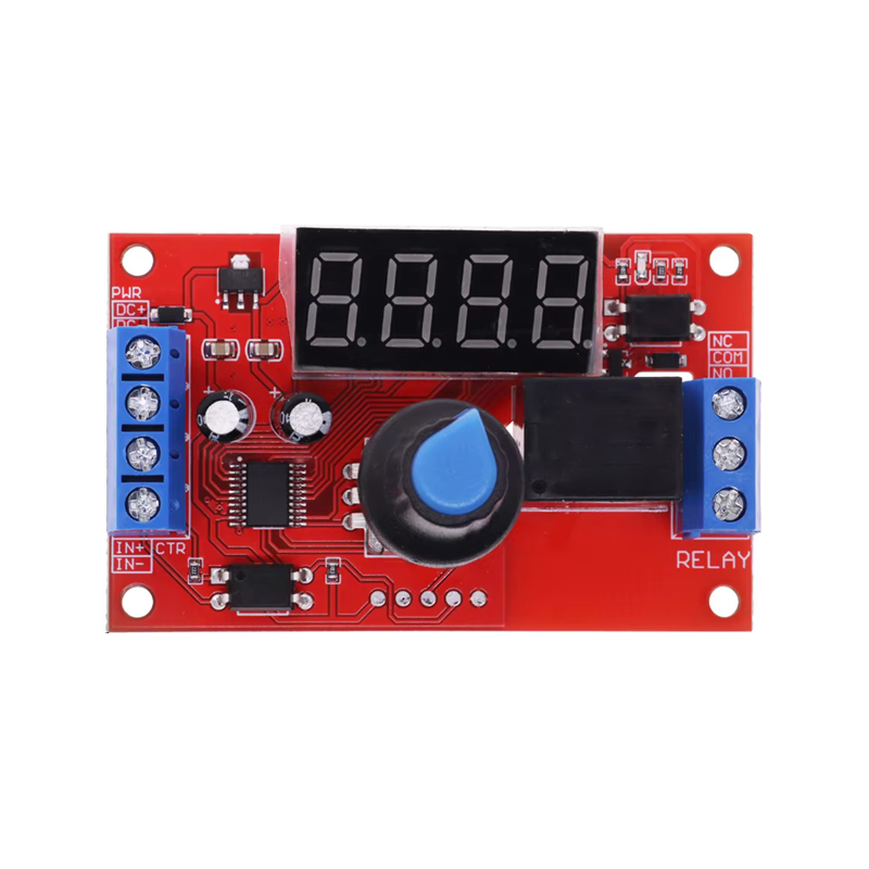 Knob Version 1 Channel 12V Adjustable Time Delay Relay Module 32 Modes LED Digital Timming Trigger Timer Control Switch