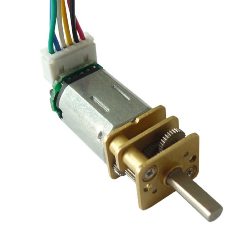 N20 12V 200RPM Micro Metal Gear Motor With Encoder