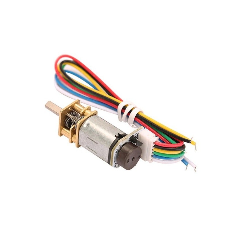 N20 6V 200RPM Micro Metal Gear Motor With Encoder