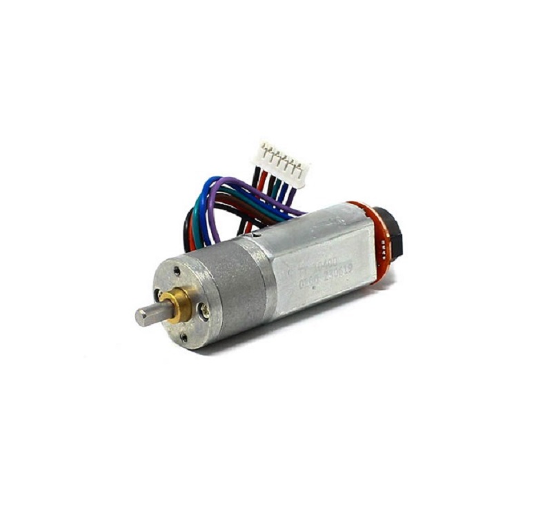 TT Motor – N20 12V 52RPM Metal Gear Motor With Encoder D Type Shaft