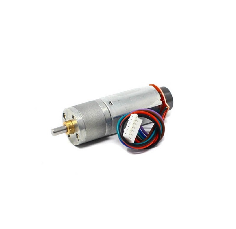 TT Motor – N20 6V 240RPM Metal Gear Motor With Encoder D Type Shaft