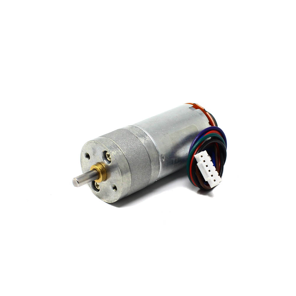 TT Motor – N25 6V 550RPM Metal Gear Motor With Encoder D Type Shaft
