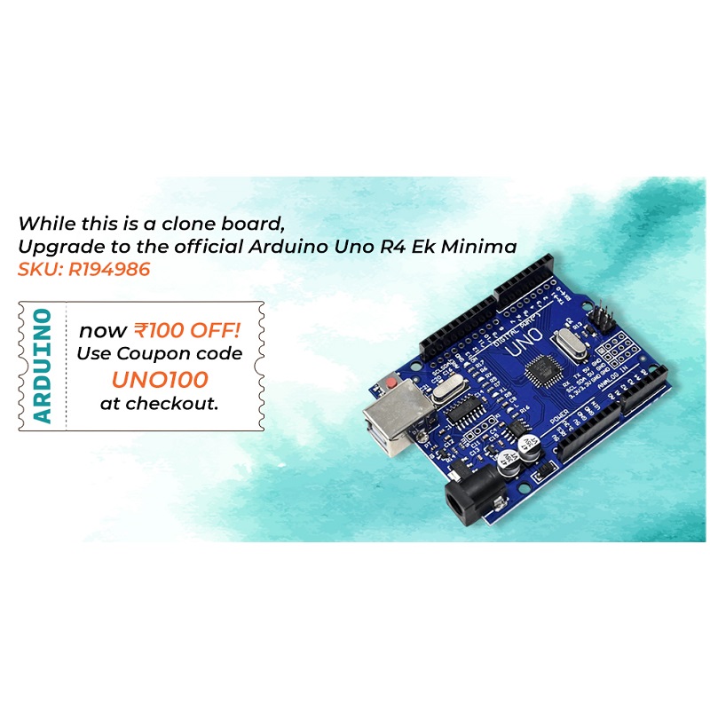 Uno R3 CH340G ATmega328p Development Board with Micro-USB